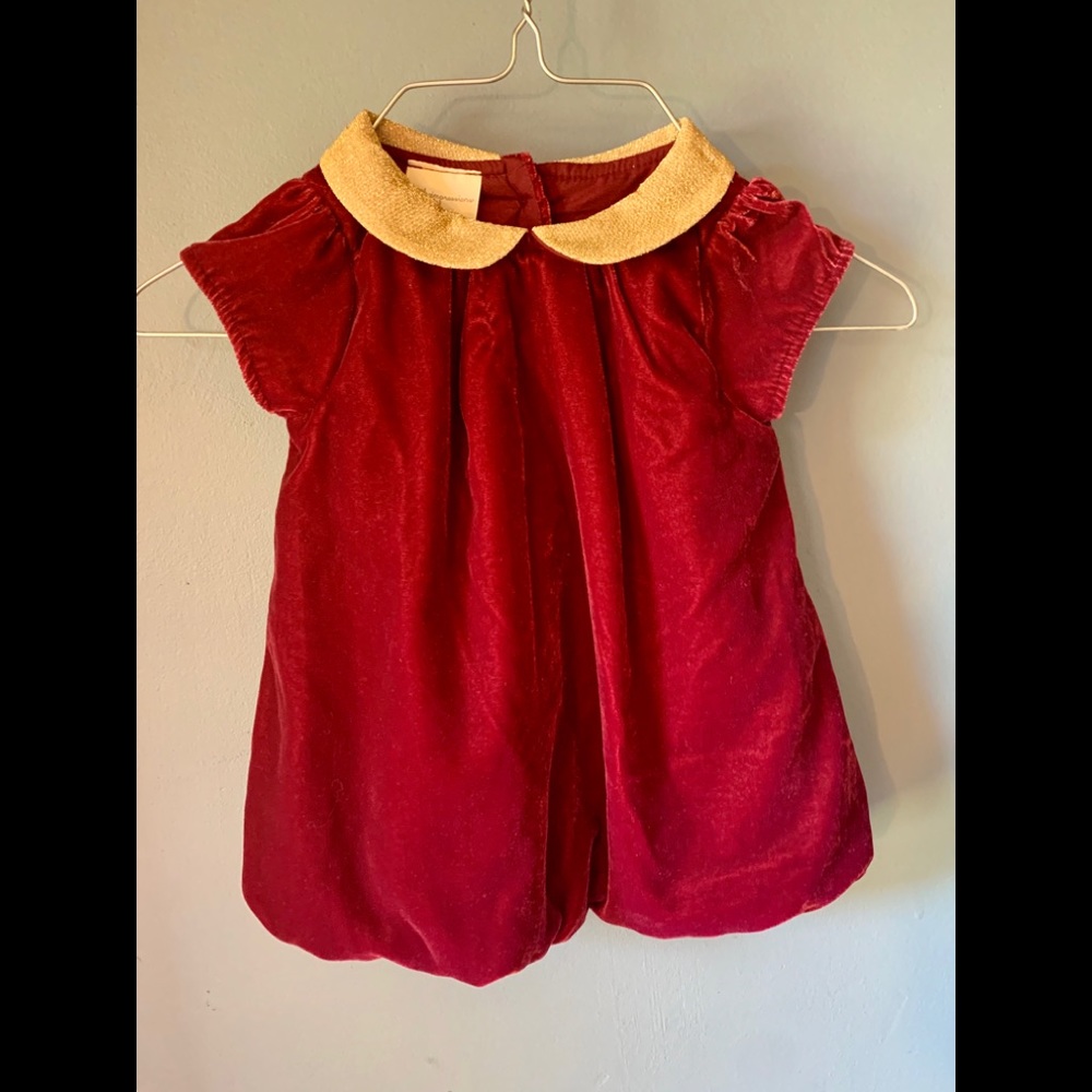Baby Girl Holiday Bubble Dress size 6-9 months